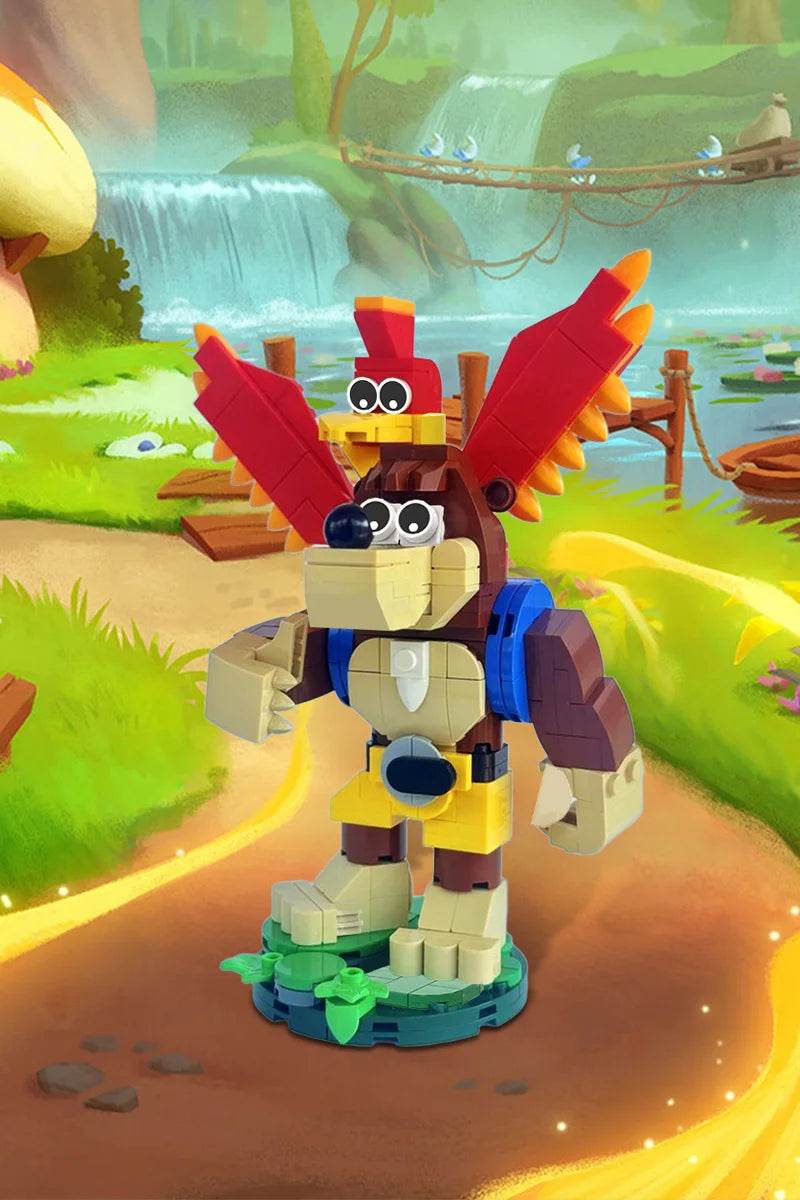 MOC Banjo Kazooie Brickheadz Model Building Blocks Gift Building Bricks MOC - ToylandEU