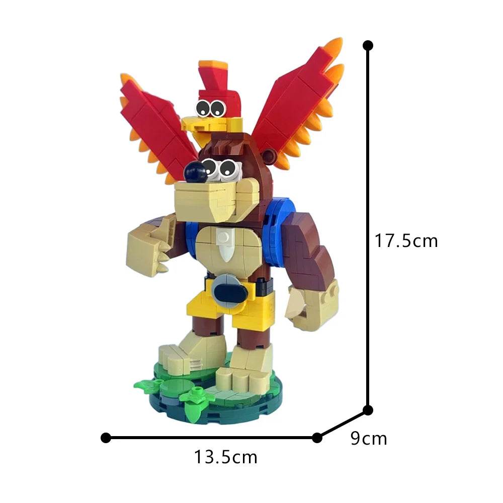 MOC Banjo Kazooie Brickheadz Model Building Blocks Gift Building Bricks MOC - ToylandEU