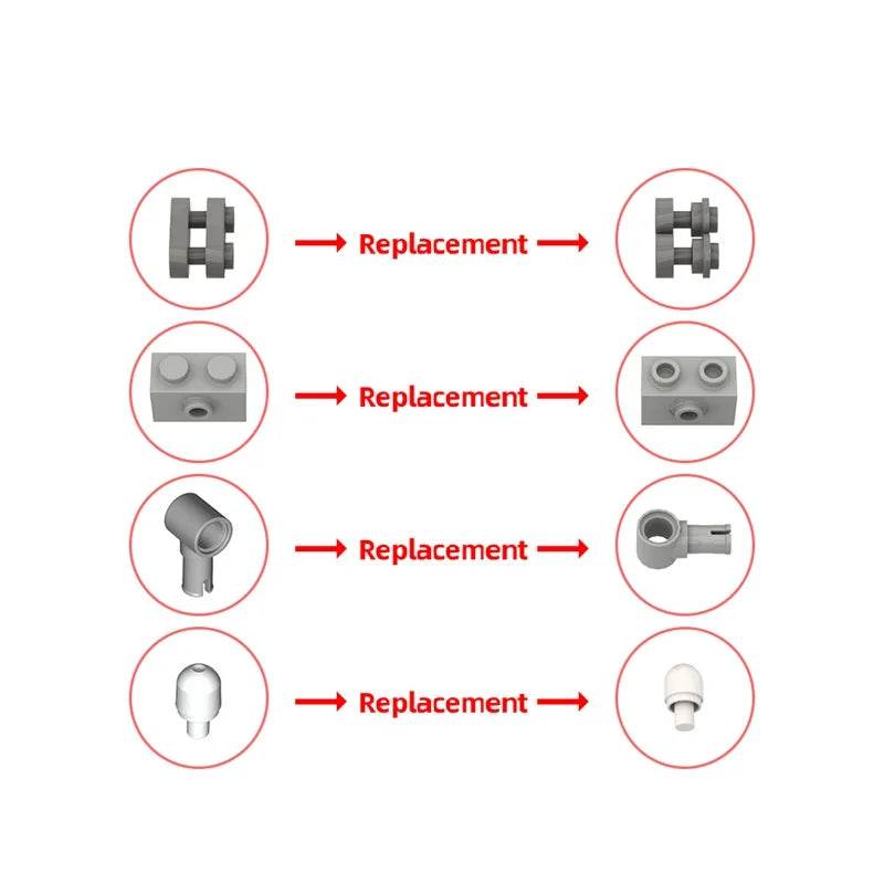 MOC Beefed-up City Space Construction Mech Model Brick Building Bricks MOC - ToylandEU