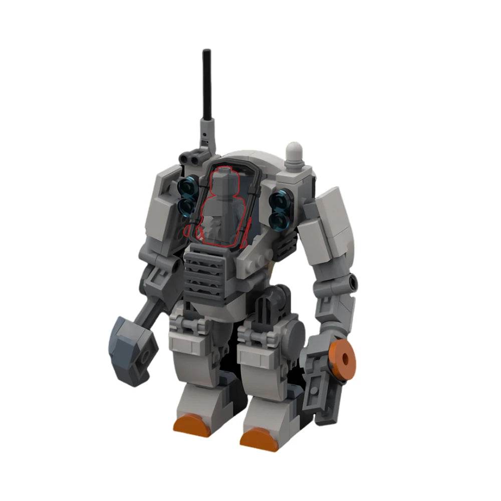 MOC Beefed-up City Space Construction Mech Model Brick Building Bricks MOC - ToylandEU