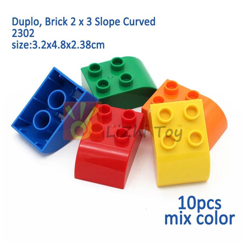 MOC Big Size Building Blocks Bricks Slope Windows Door Toys - ToylandEU