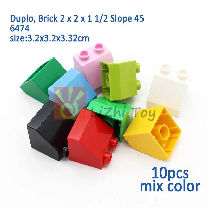 MOC Big Size Building Blocks Bricks Slope Windows Door Toys - ToylandEU