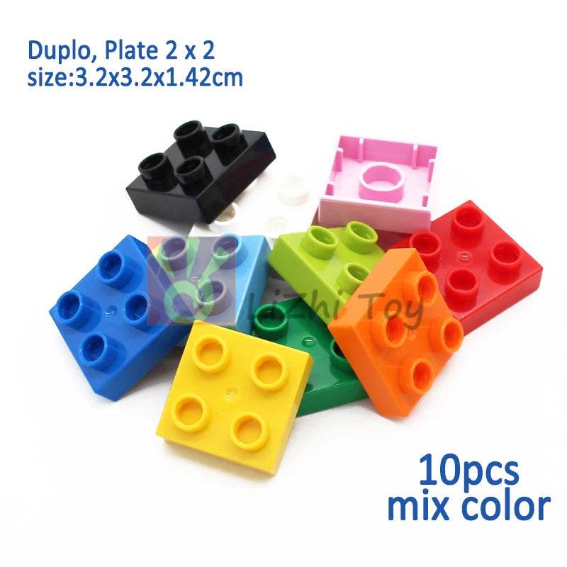 MOC Big Size Building Blocks Bricks Slope Windows Door Toys - ToylandEU