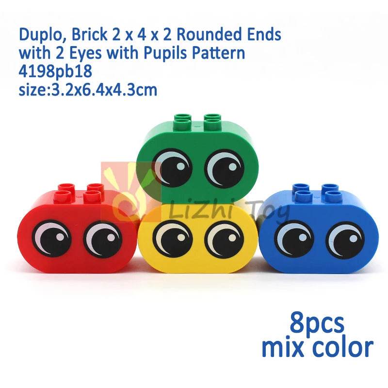 MOC Big Size Building Blocks Bricks Slope Windows Door Toys - ToylandEU