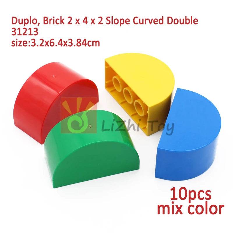 MOC Big Size Building Blocks Bricks Slope Windows Door Toys - ToylandEU