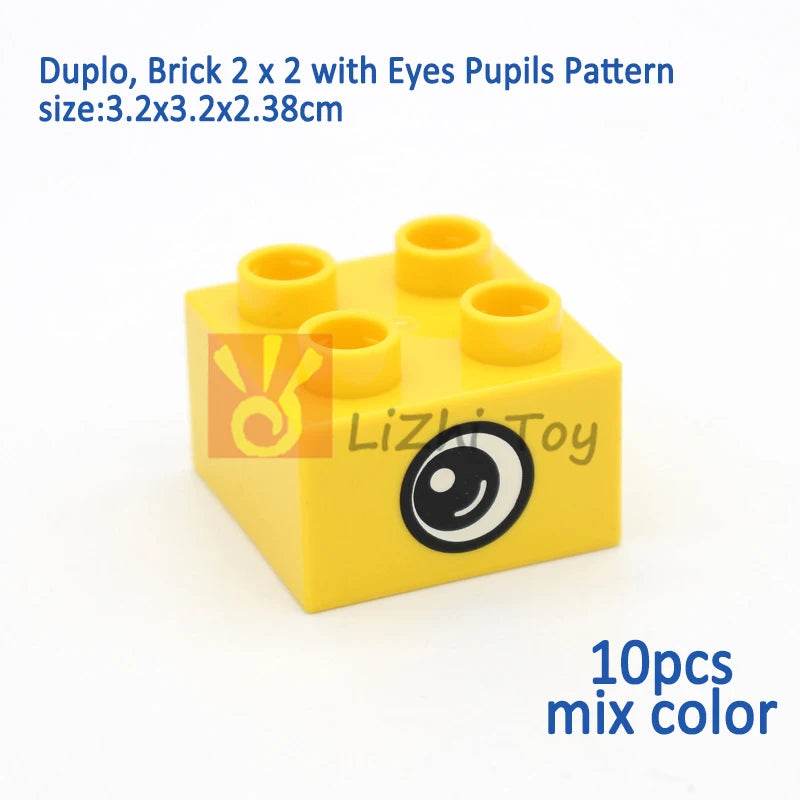 MOC Big Size Building Blocks Bricks Slope Windows Door Toys - ToylandEU