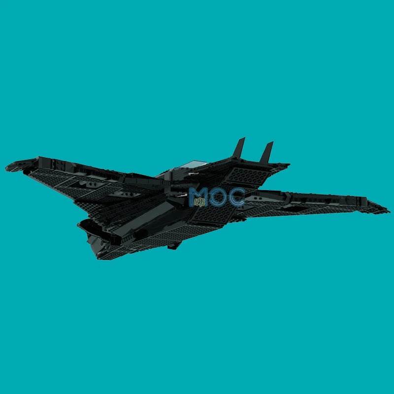 MOC Black Wars Plane Zephyr Fighter 1646PCS Building Blocks Building Bricks MOC - ToylandEU