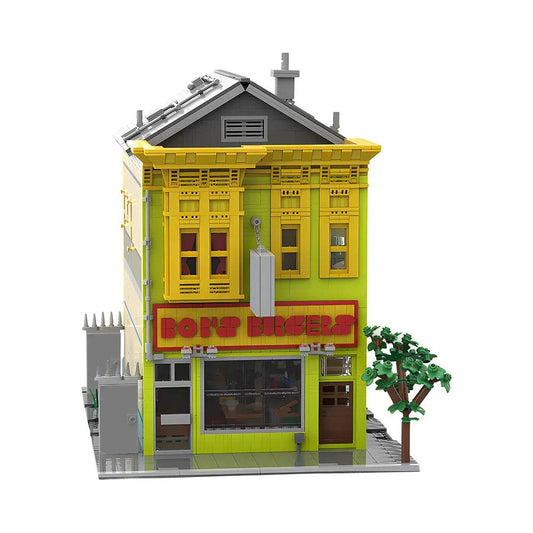 MOC Bob's Burgers House Model Building Blocks Creative Building Bricks MOC - ToylandEU
