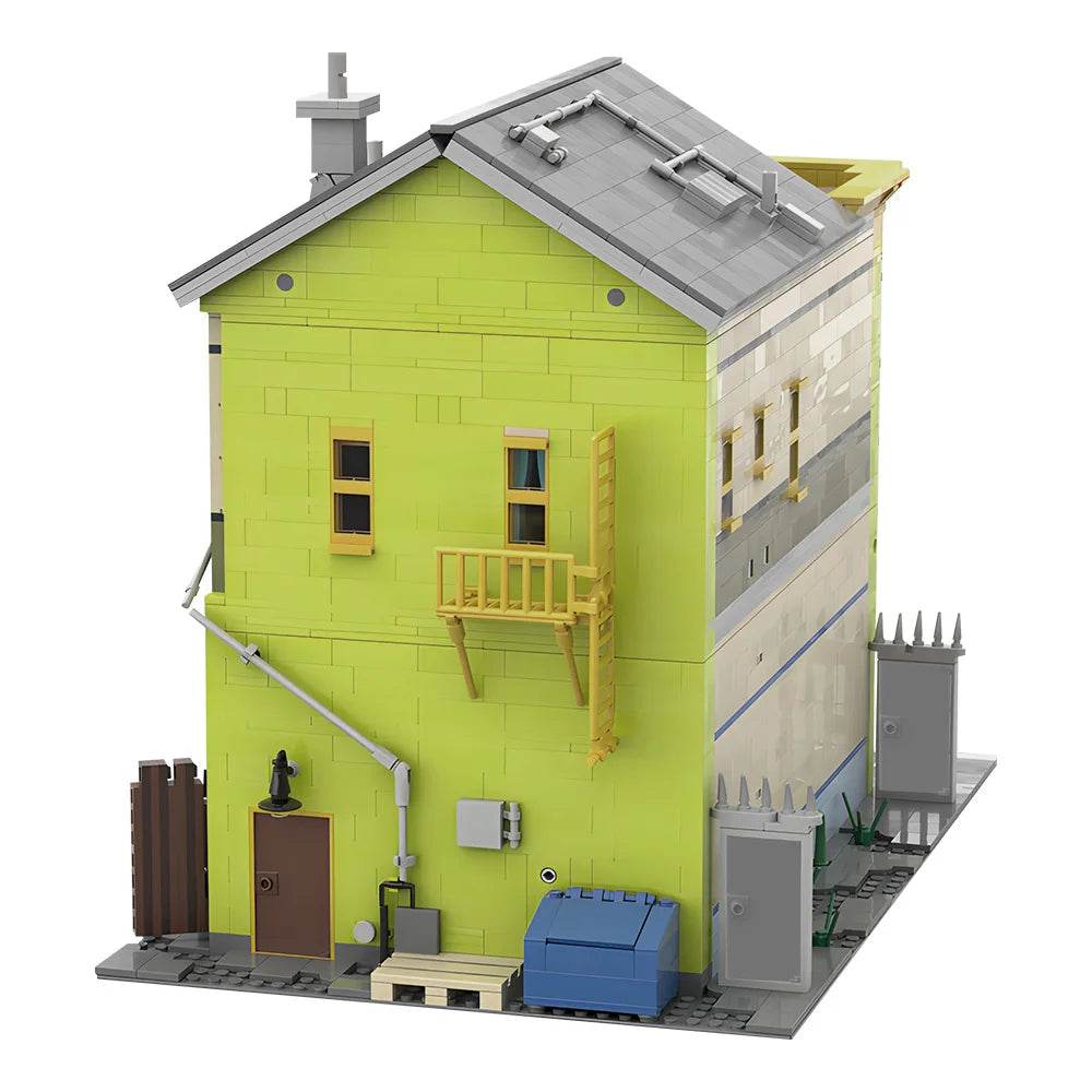 MOC Bob's Burgers House Model Building Blocks Creative Building Bricks MOC - ToylandEU