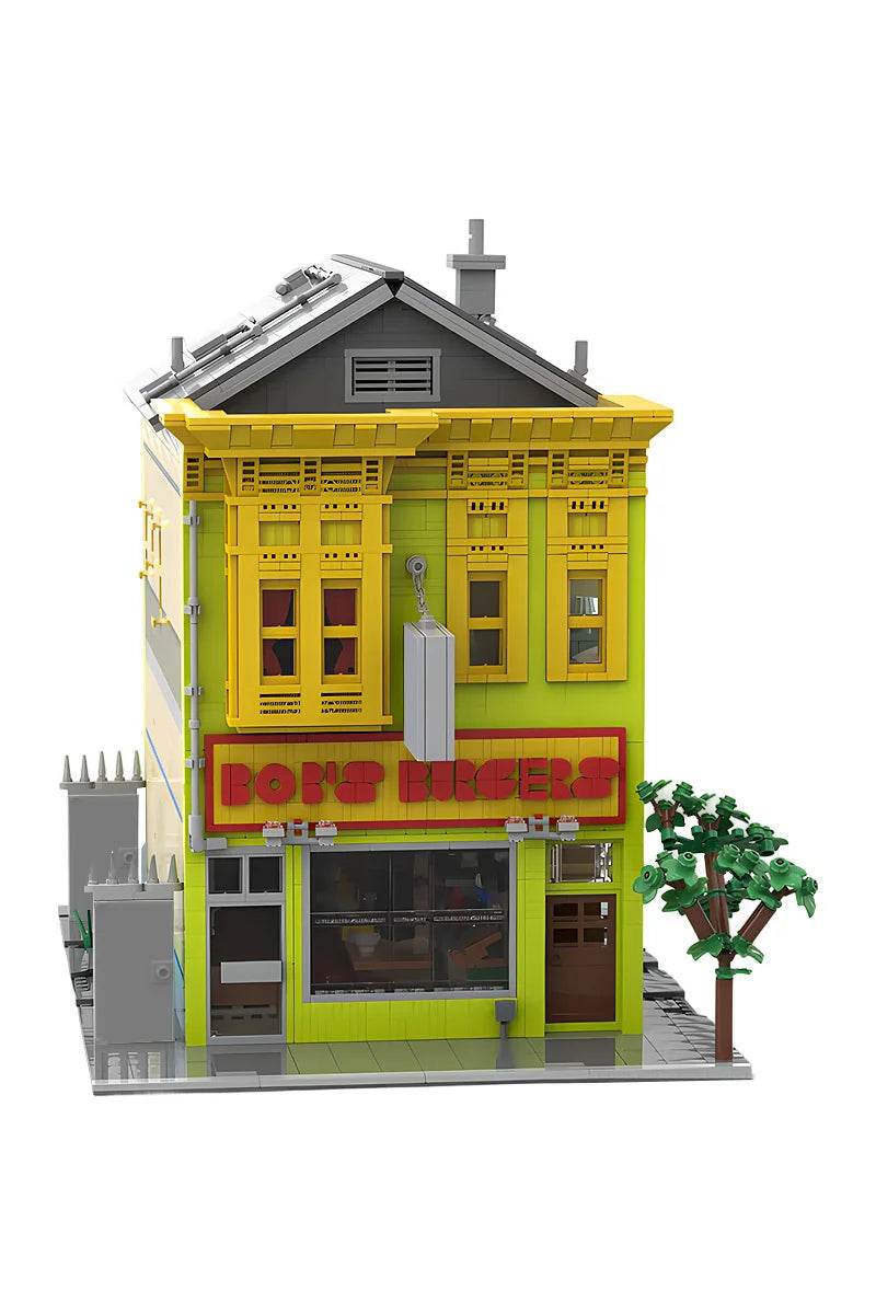 MOC Bob's Burgers House Model Building Blocks Creative Building Bricks MOC - ToylandEU