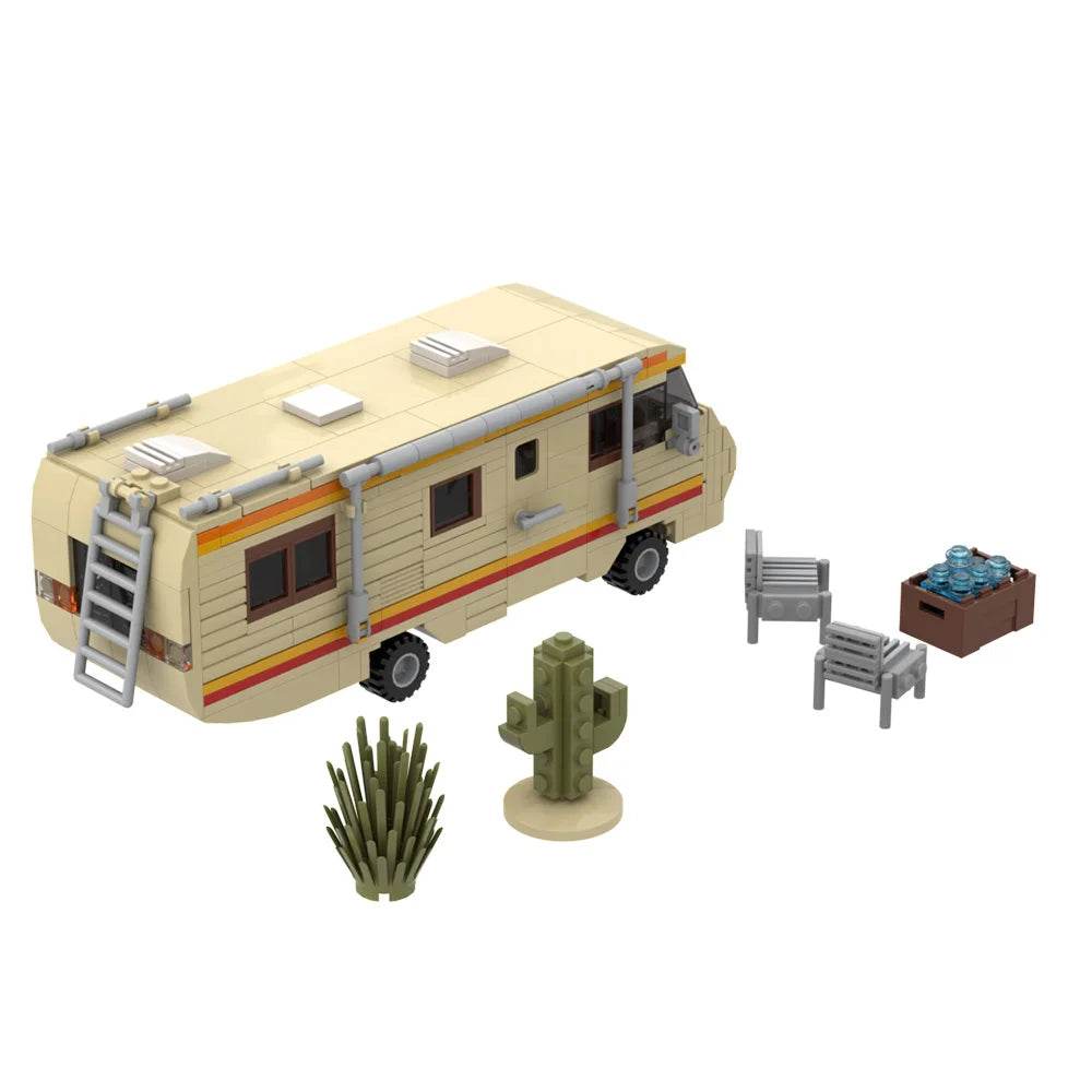 MOC Breaking Bad RV Model Building Blocks Building Bricks MOC Gift Set - ToylandEU