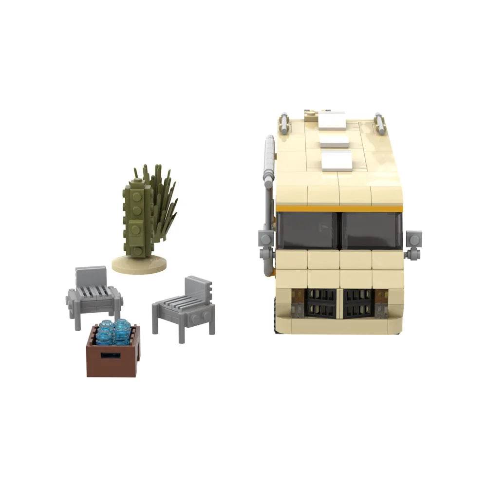 MOC Breaking Bad RV Model Building Blocks Building Bricks MOC Gift Set - ToylandEU