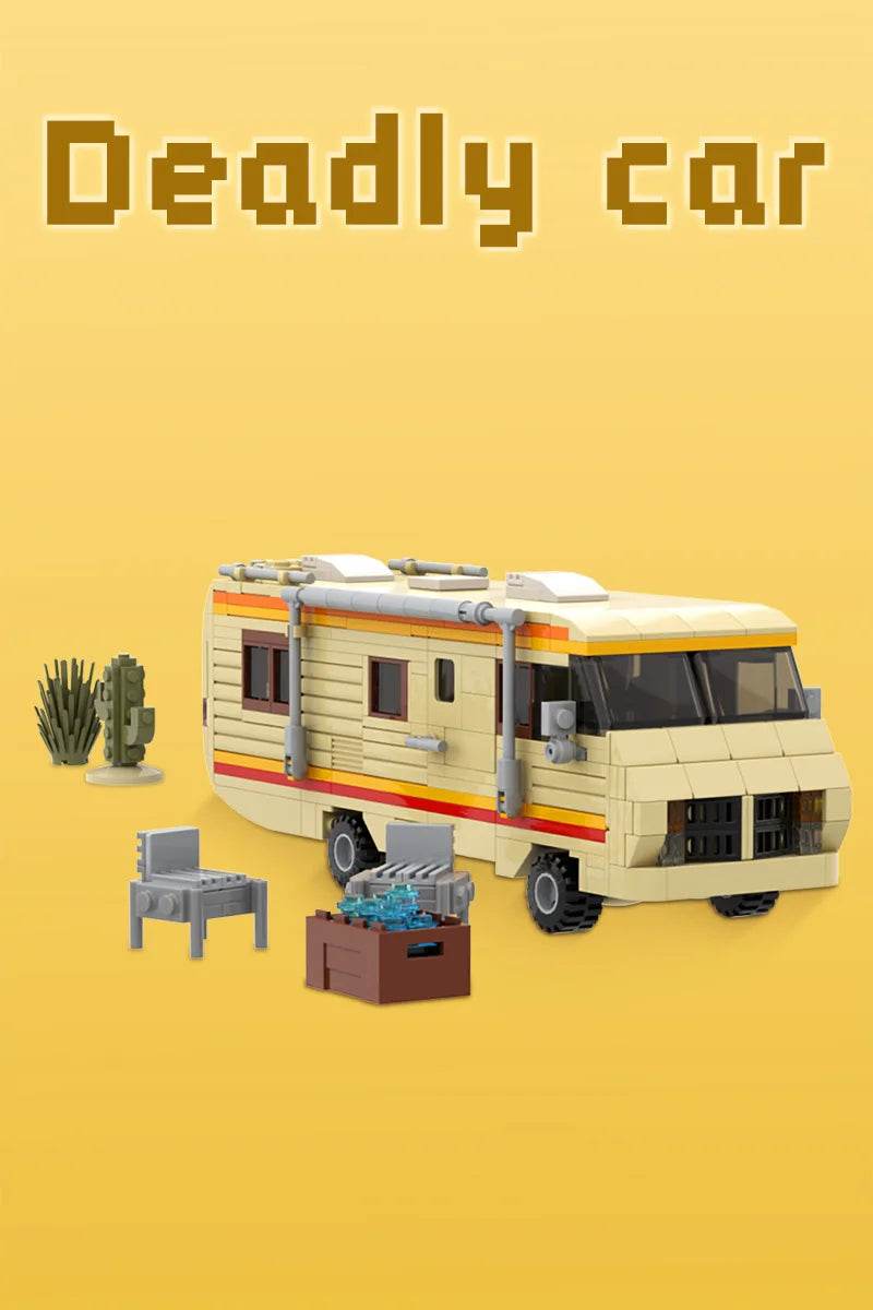 MOC Breaking Bad RV Model Building Blocks Building Bricks MOC Gift Set - ToylandEU