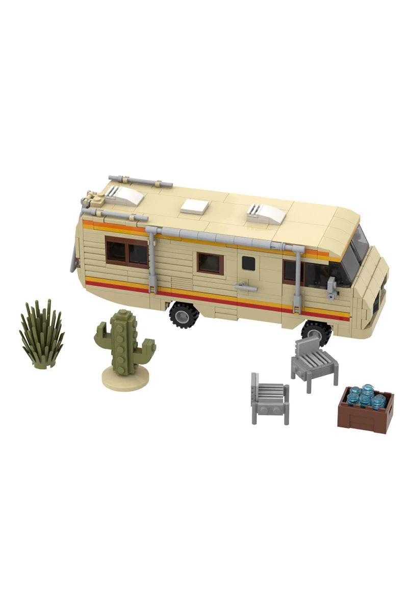 MOC Breaking Bad RV Model Building Blocks Building Bricks MOC Gift Set - ToylandEU