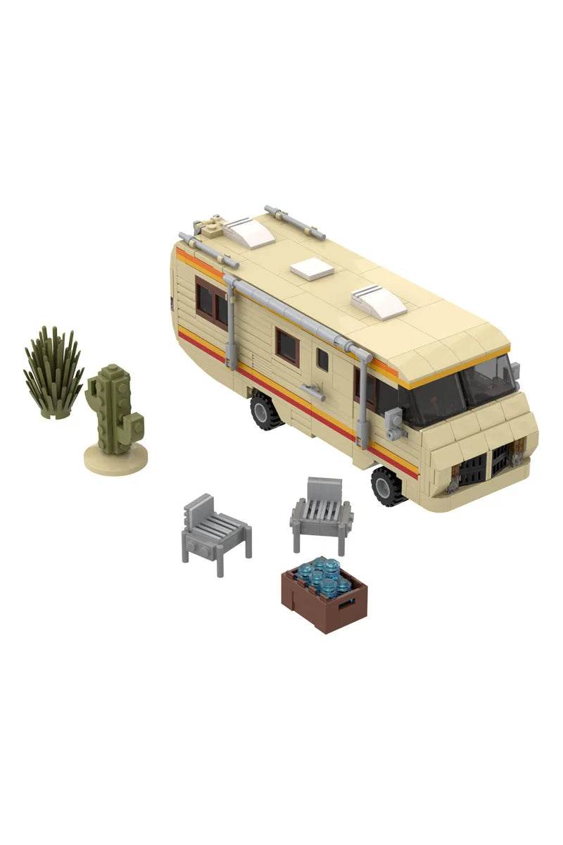 MOC Breaking Bad RV Model Building Blocks Building Bricks MOC Gift Set - ToylandEU