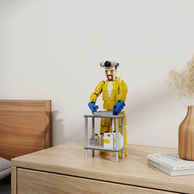 MOC Breaking Bad Walter White Action Figure Building Block Set Building Bricks MOC - ToylandEU