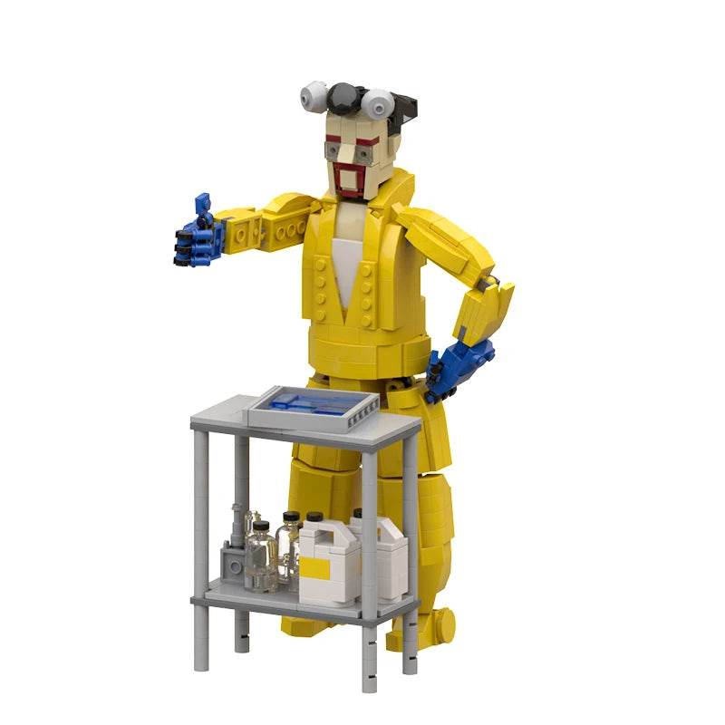 MOC Breaking Bad Walter White Action Figure Building Block Set Building Bricks MOC - ToylandEU