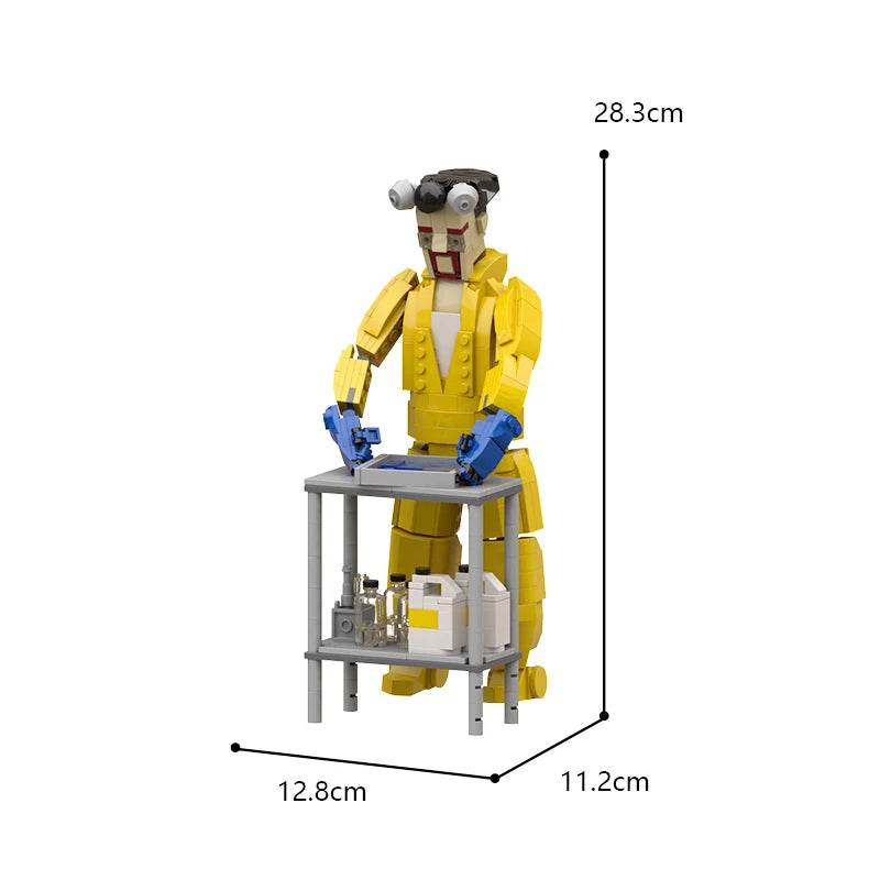 MOC Breaking Bad Walter White Action Figure Building Block Set Building Bricks MOC - ToylandEU