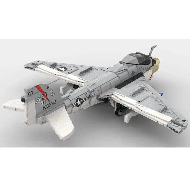  MOC Building Block Aircraft 1:35 Scale A-6E Intruder Kit Building Bricks MOC -  ToylandEU™