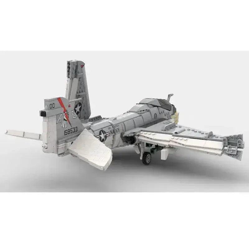  MOC Building Block Aircraft 1:35 Scale A-6E Intruder Kit Building Bricks MOC -  ToylandEU™