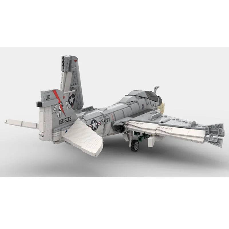 MOC Building Block Aircraft 1:35 Scale A-6E Intruder Kit Building Bricks MOC - ToylandEU