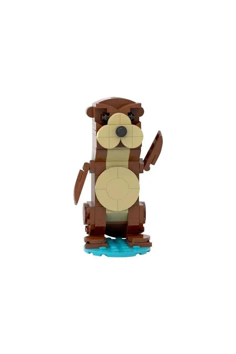  MOC MOC Adorable Otter Model Building Blocks Kids Gift Collection Building Bricks MOC -  ToylandEU™