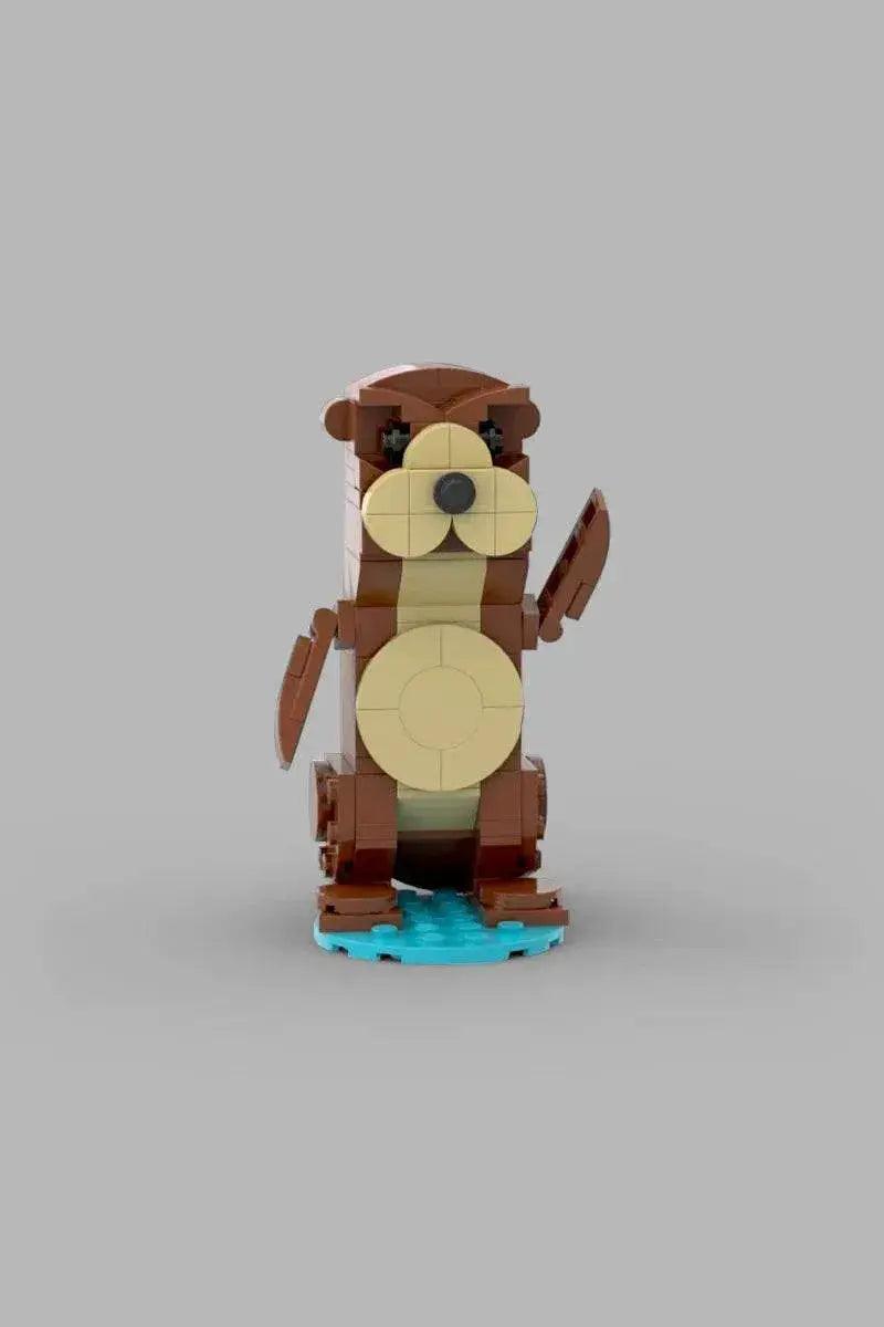 MOC MOC Adorable Otter Model Building Blocks Kids Gift Collection Building Bricks MOC -  ToylandEU™