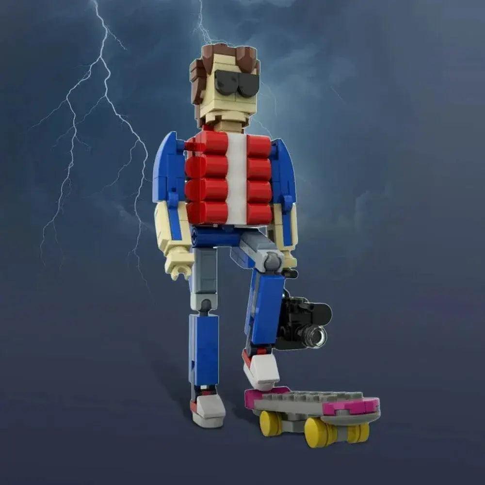  MOC MOC Backed To The Future Model Building Blocks Marty McFly Building Bricks MOC -  ToylandEU™