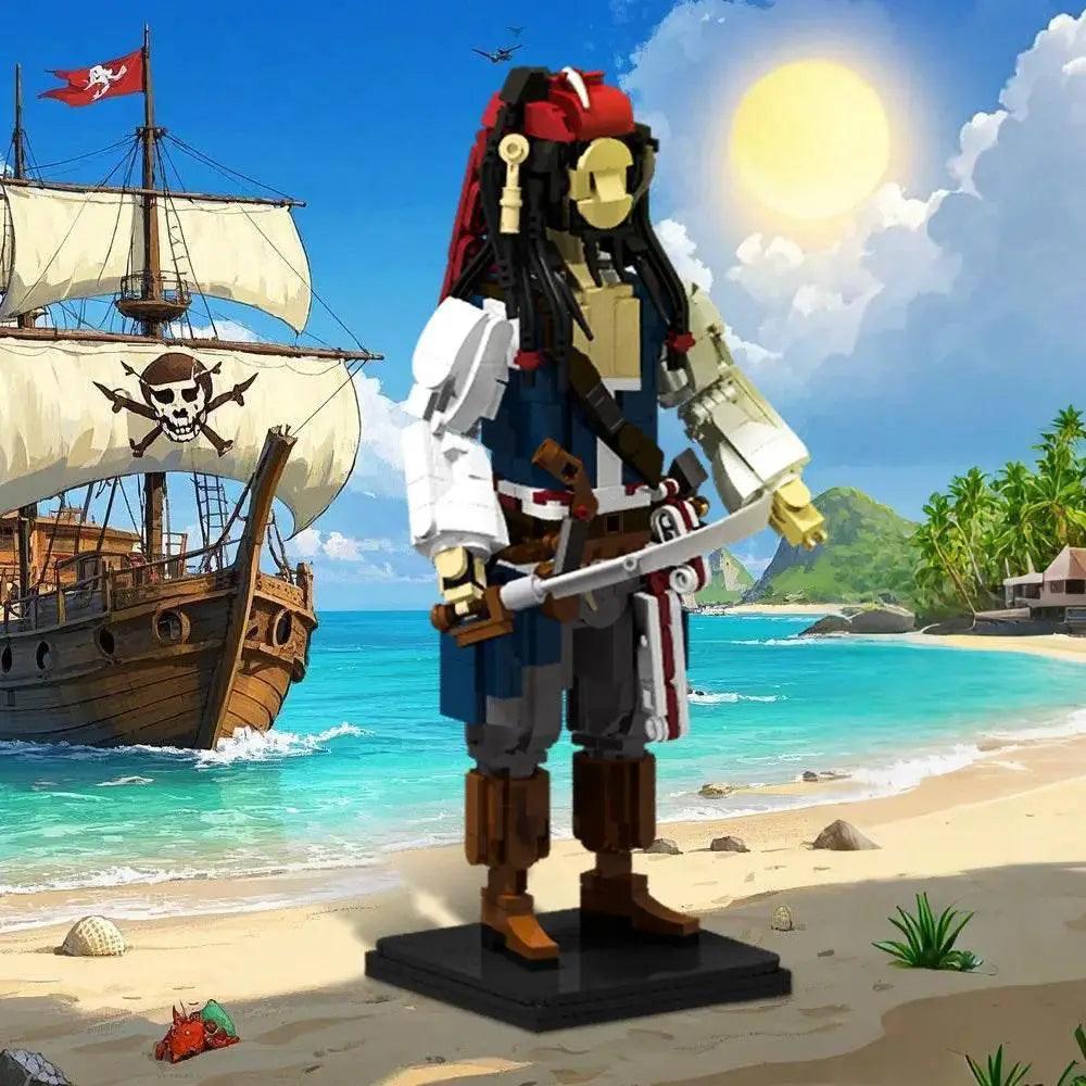  MOC MOC Captain Jack Sparrow Figurine Model Building Blocks Gift Building Bricks MOC -  ToylandEU™