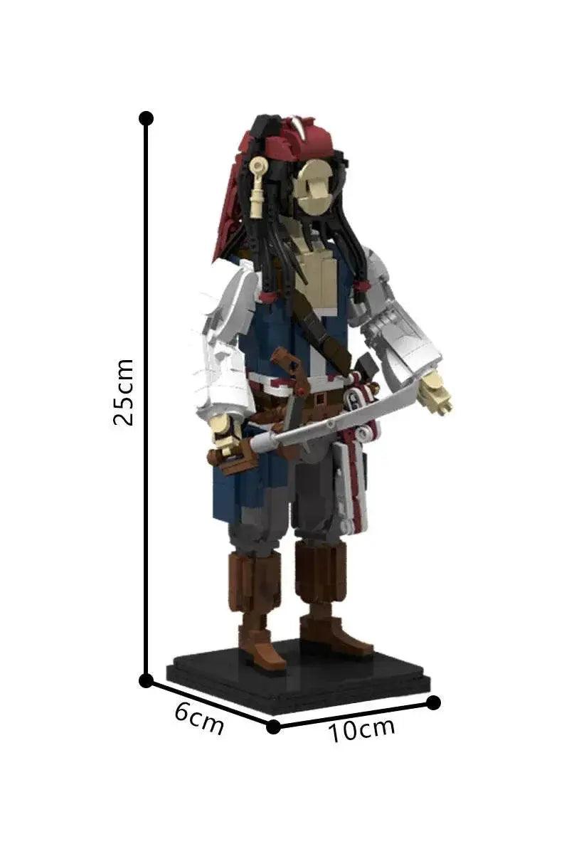  MOC MOC Captain Jack Sparrow Figurine Model Building Blocks Gift Building Bricks MOC -  ToylandEU™
