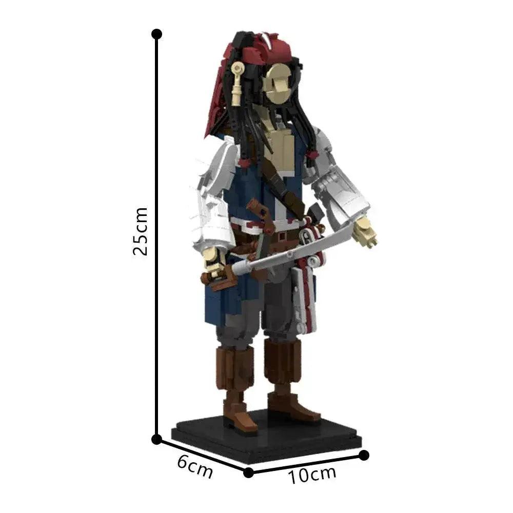  MOC MOC Captain Jack Sparrow Figurine Model Building Blocks Gift Building Bricks MOC -  ToylandEU™