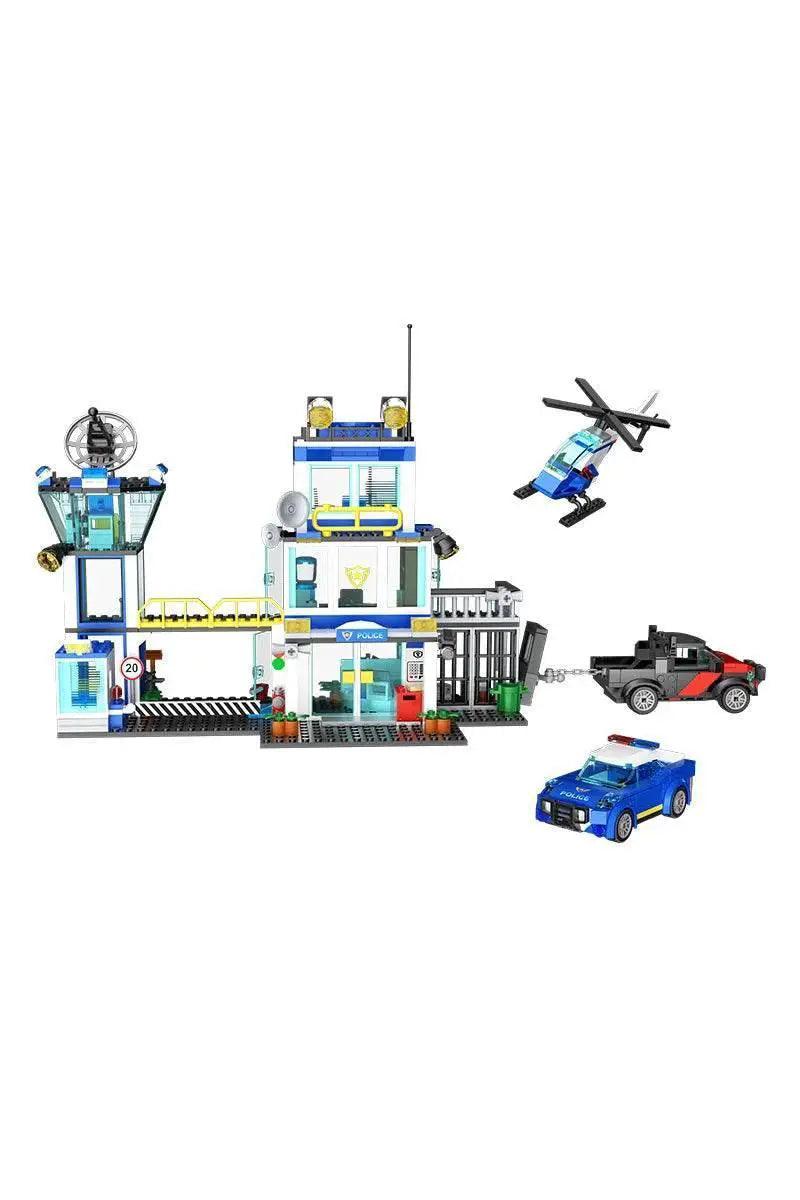  MOC City Police Station Model Building Block Building Bricks MOC Adult Gift -  ToylandEU™