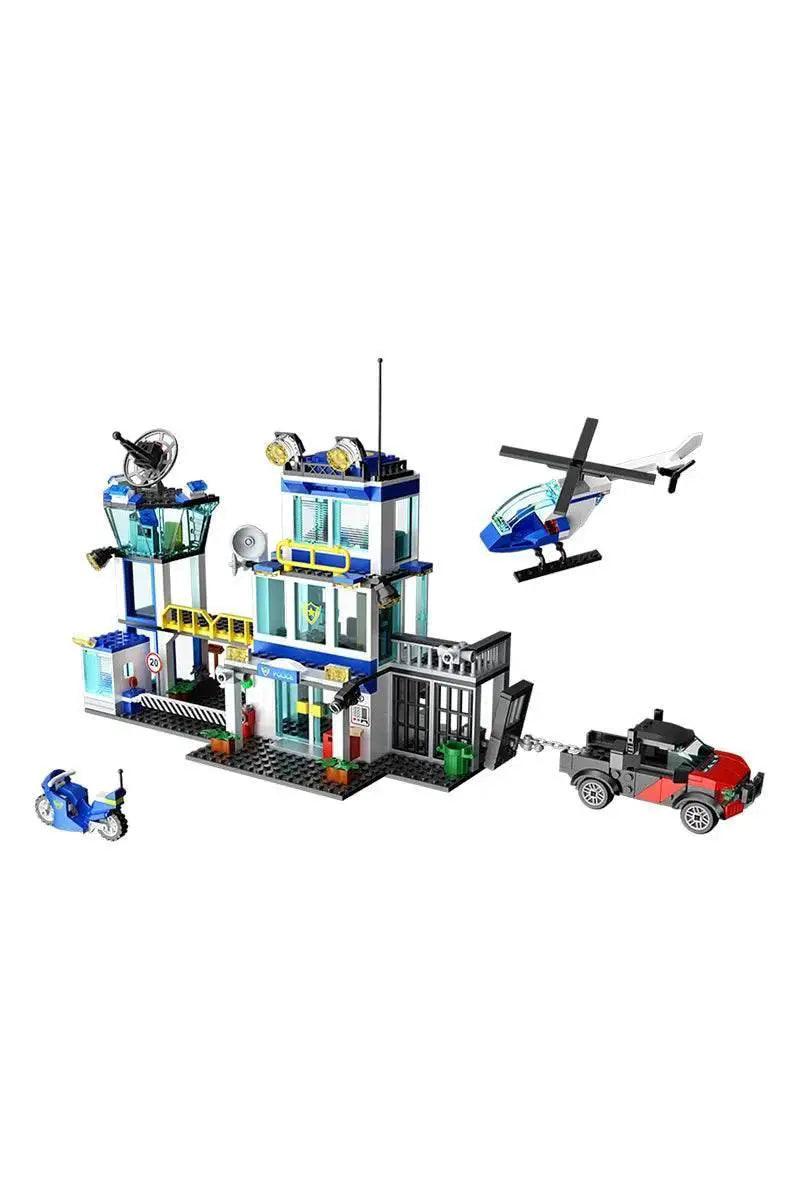  MOC City Police Station Model Building Block Building Bricks MOC Adult Gift -  ToylandEU™