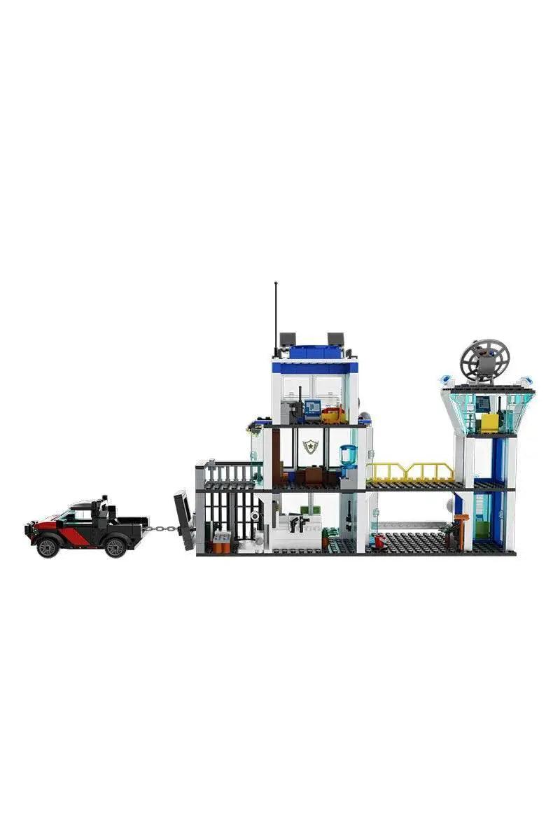  MOC City Police Station Model Building Block Building Bricks MOC Adult Gift -  ToylandEU™