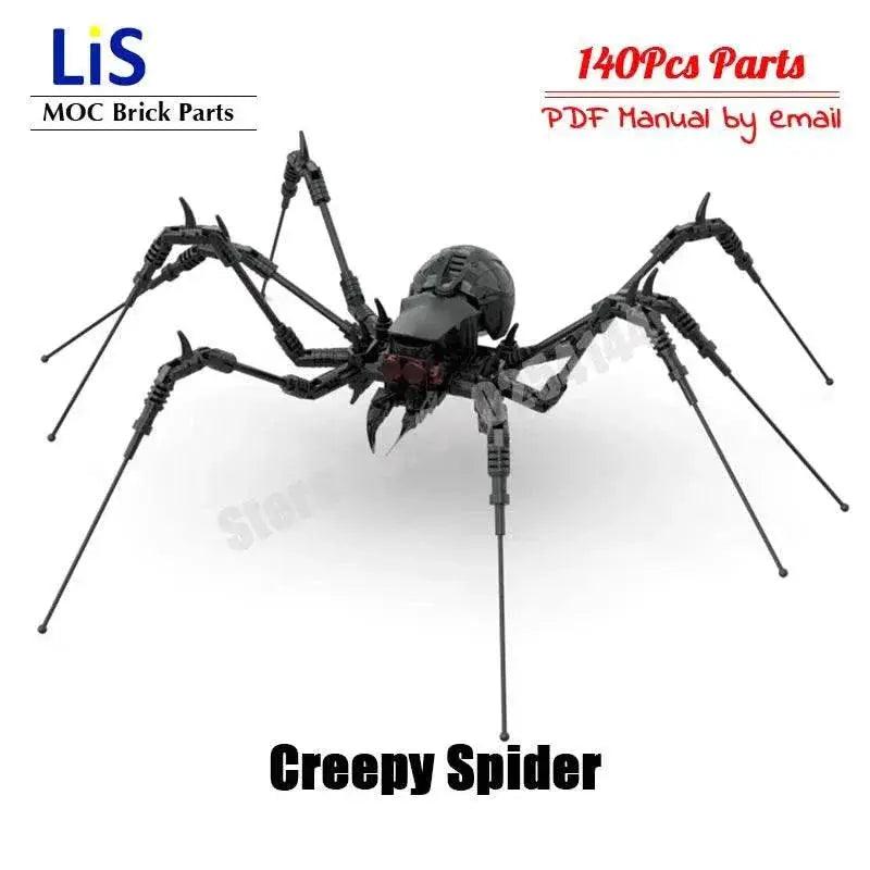  MOC Magical Creepy Spider Araneid Black Scorpion Building Blocks -  ToylandEU™
