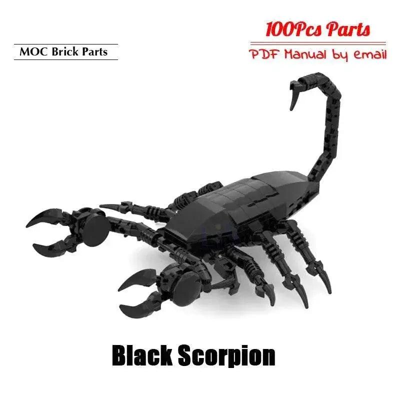  MOC Magical Creepy Spider Araneid Black Scorpion Building Blocks -  ToylandEU™
