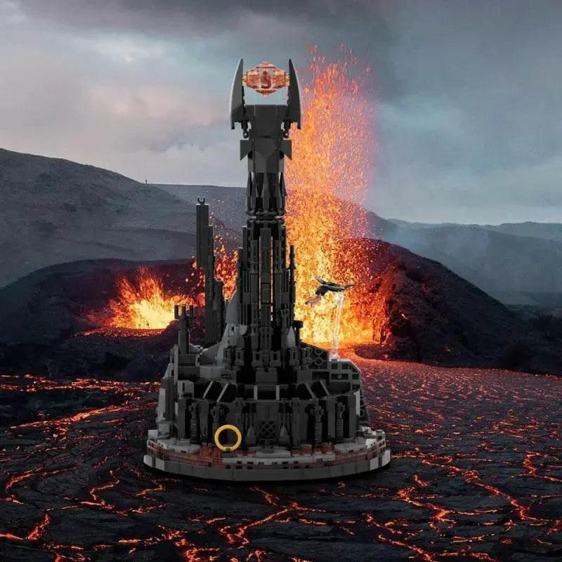  MOC Movie Rings Eye of Sauron Model Bricks LED Toys Building Bricks MOC -  ToylandEU™