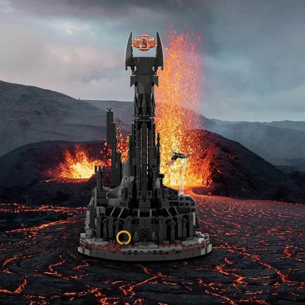  MOC Movie Rings Eye of Sauron Model Bricks LED Toys Building Bricks MOC -  ToylandEU™
