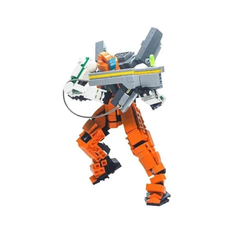  MOC MOC Orange Sentinel Mech Model Building Blocks Game Building Bricks MOC -  ToylandEU™