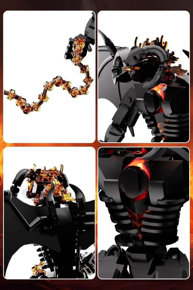  MOC MOC Rings Movie Figure Balrog Model Building Blocks DIY Building Bricks MOC -  ToylandEU™