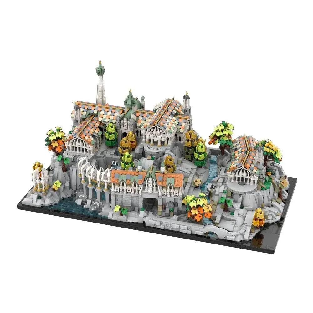  MOC MOC Rings Movie Rivendell Mini Craft Model Building Blocks Building Bricks MOC -  ToylandEU™