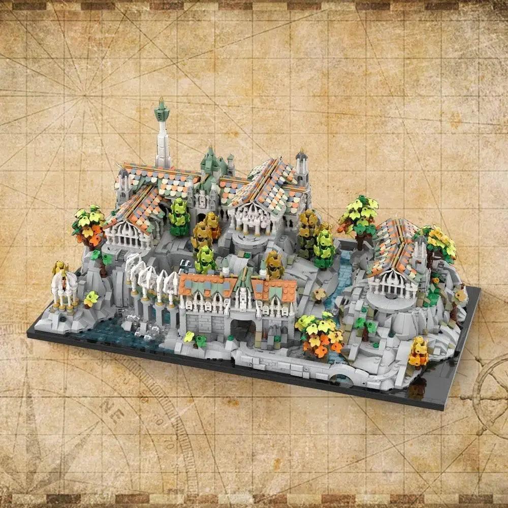  MOC MOC Rings Movie Rivendell Mini Craft Model Building Blocks Building Bricks MOC -  ToylandEU™
