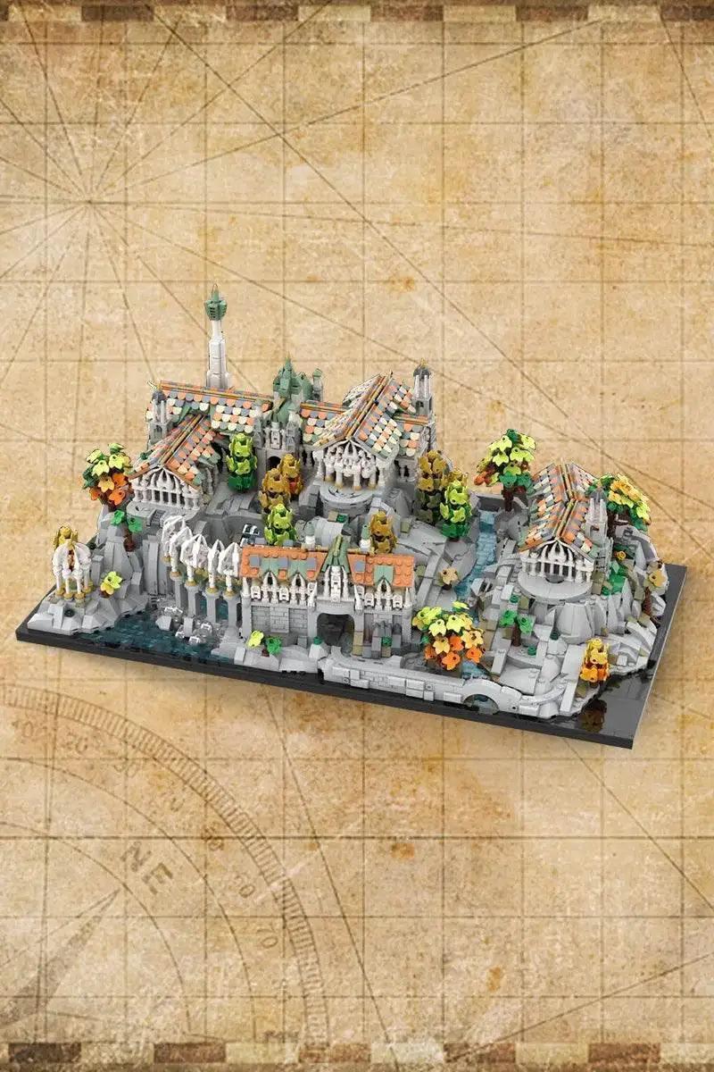  MOC MOC Rings Movie Rivendell Mini Craft Model Building Blocks Building Bricks MOC -  ToylandEU™