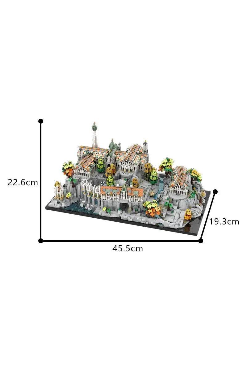  MOC MOC Rings Movie Rivendell Mini Craft Model Building Blocks Building Bricks MOC -  ToylandEU™
