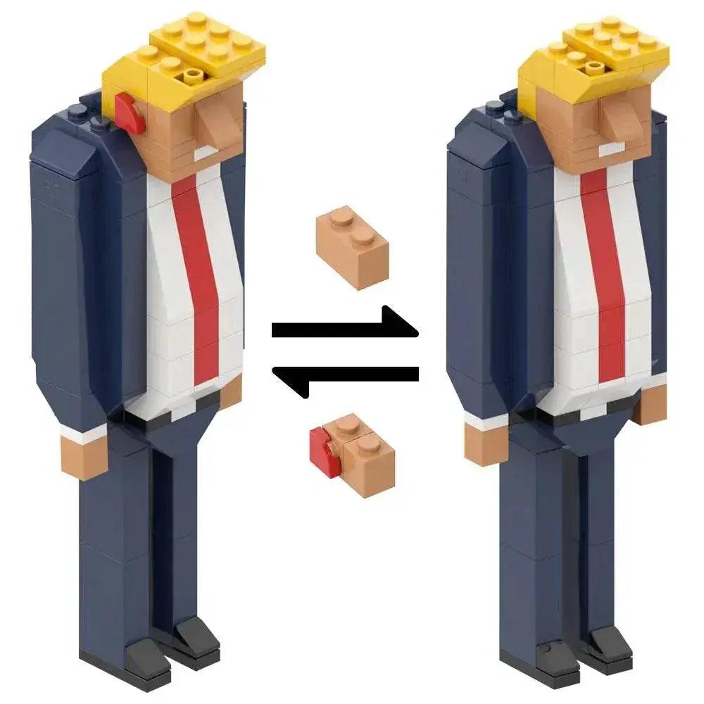  MOC MOC Trump Cartoon Model Building Blocks Mini Action Figure Building Bricks MOC -  ToylandEU™