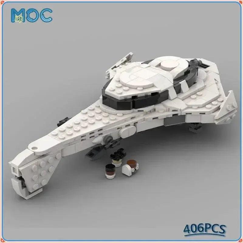  MOC Building Block Space Ship Star Battleship 400i Model Building Bricks MOC -  ToylandEU™
