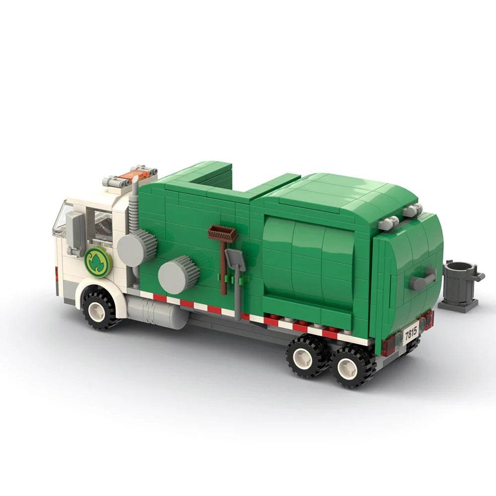 MOC Building Blocks City Garbage Classification Truck Model 369PCS Building Bricks MOC - ToylandEU