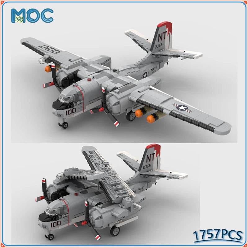 MOC Building Blocks Classic Space S-2 Tracker Model Kit Building Bricks MOC - ToylandEU