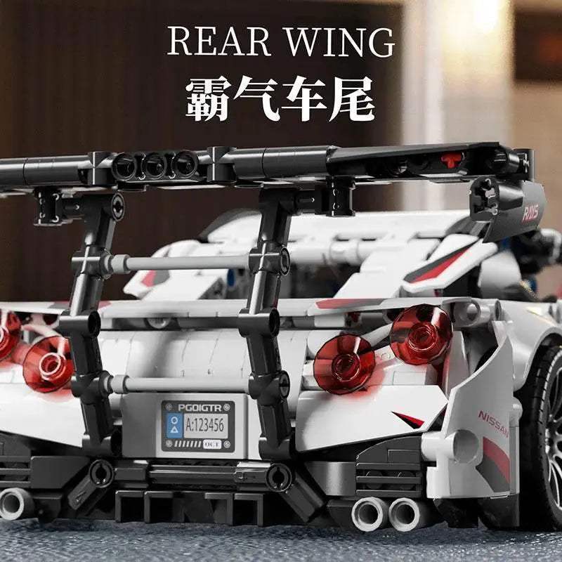 Building Blocks Compatible with Concept White Sports Car Super Racing Building Blocks Brick Model Speedcar Children's Gift - ToylandEU