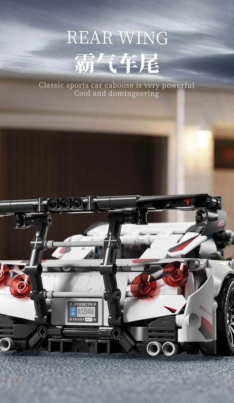 Building Blocks Compatible with Concept White Sports Car Super Racing Building Blocks Brick Model Speedcar Children's Gift - ToylandEU